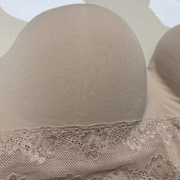Natori Bliss Perfection Strapless Contour Underwire Bra in Nude Size 36D - Picture 7 of 7